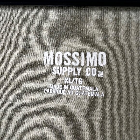Mossimo Lace Trim Tank Top Stretchy XL Olive Green V Neck Longer Y2K - Picture 5 of 7